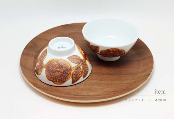 Pebble Ceramic Design Studio 飯碗 フラワー-生活雑貨のセレクト