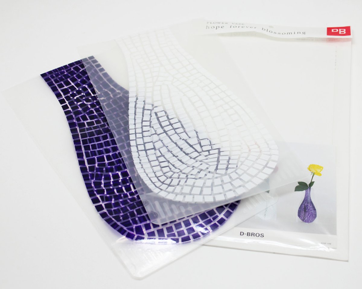 画像5: D-BROS　 ビニールフラワーベース　モザイク (5)