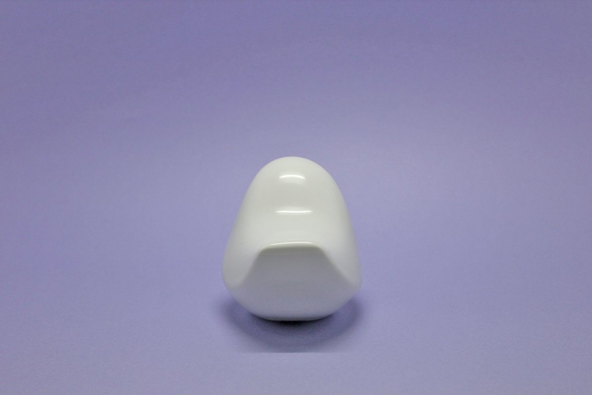 画像4: 白山陶器　 動物オーナメント　とりメス　白 (4)