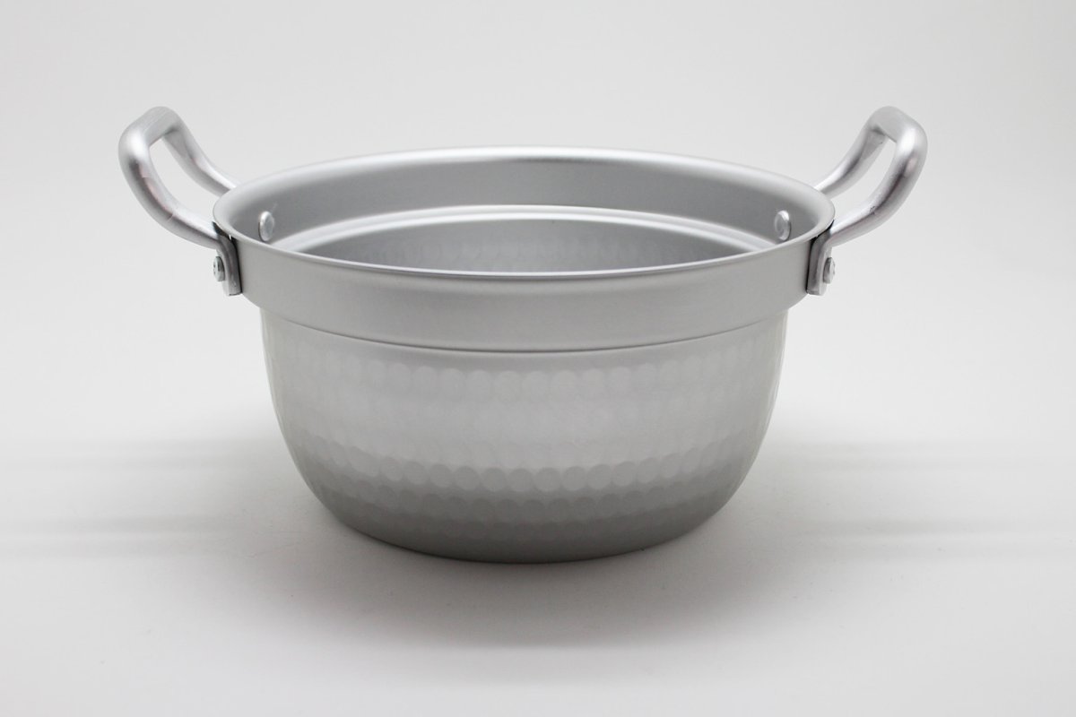 画像9: 北陸アルミニウム  段付鍋(木蓋付)  (9)