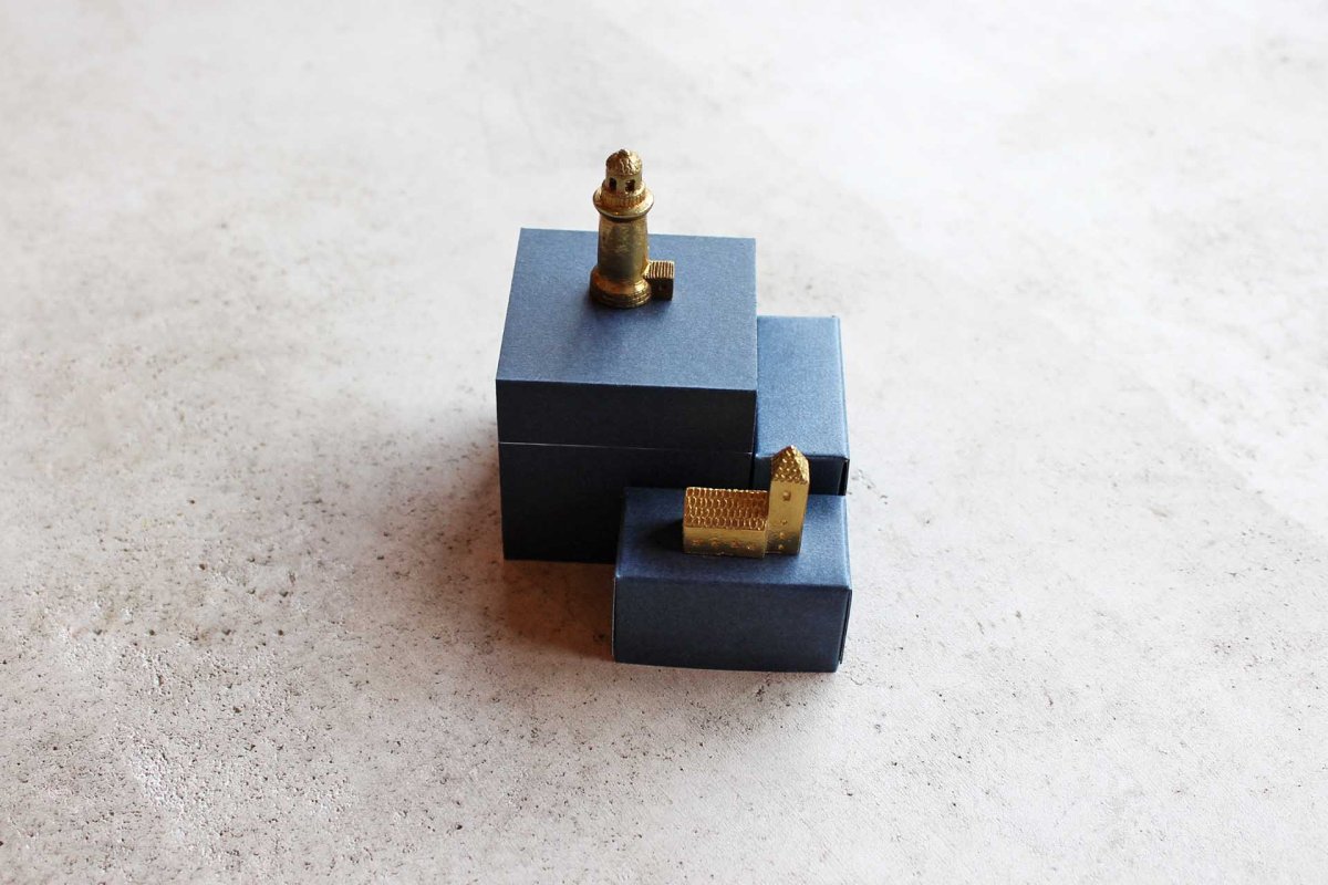 画像21: 穀雨 真鍮オブジェ  どこか遠くにある街 (21)