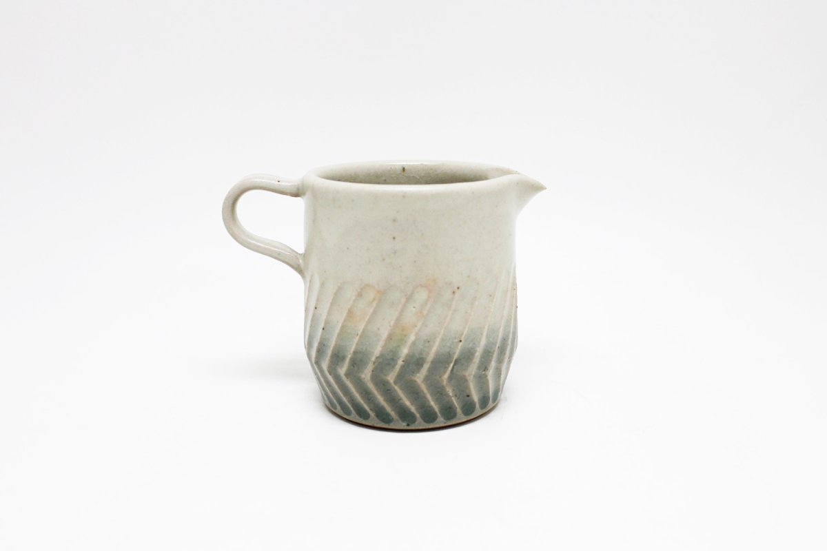 画像1: Mishin pottery creation　 「soak」 ミルクピッチャー (1)