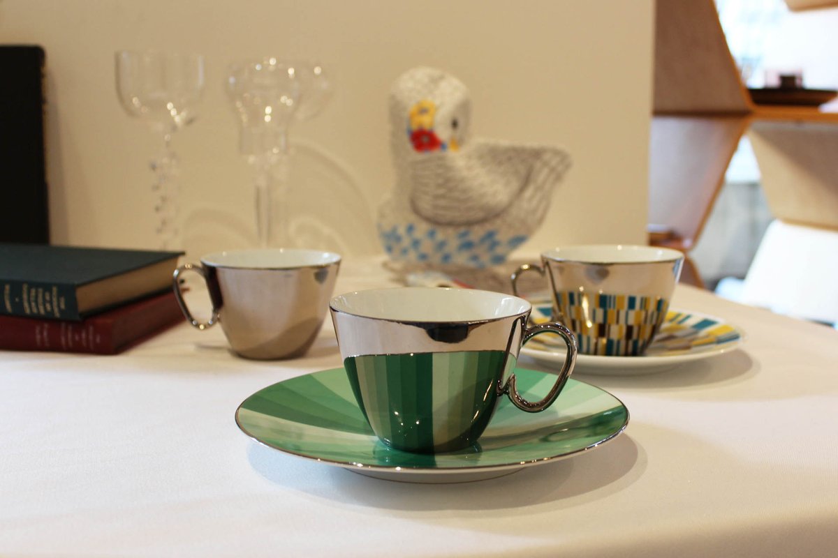 画像2: D-BROS  ミラーカップ&ソーサー From dawn till dusk (2)