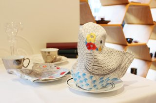 D-BROS カップアンドソーサー pop Fモチーフ Mirror Cup \u0026 Saucer | D-BROS