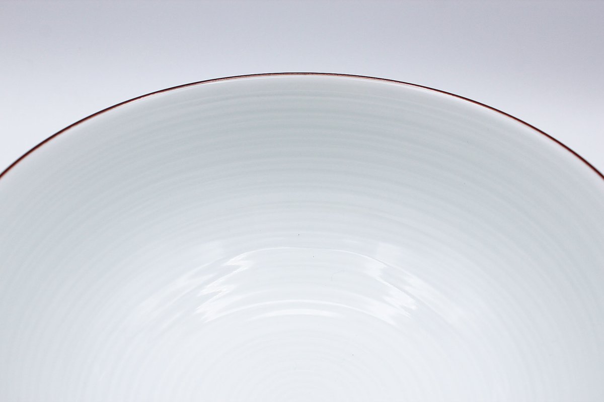 画像4: 白山陶器　 白磁千段 5寸深めん丼 (4)