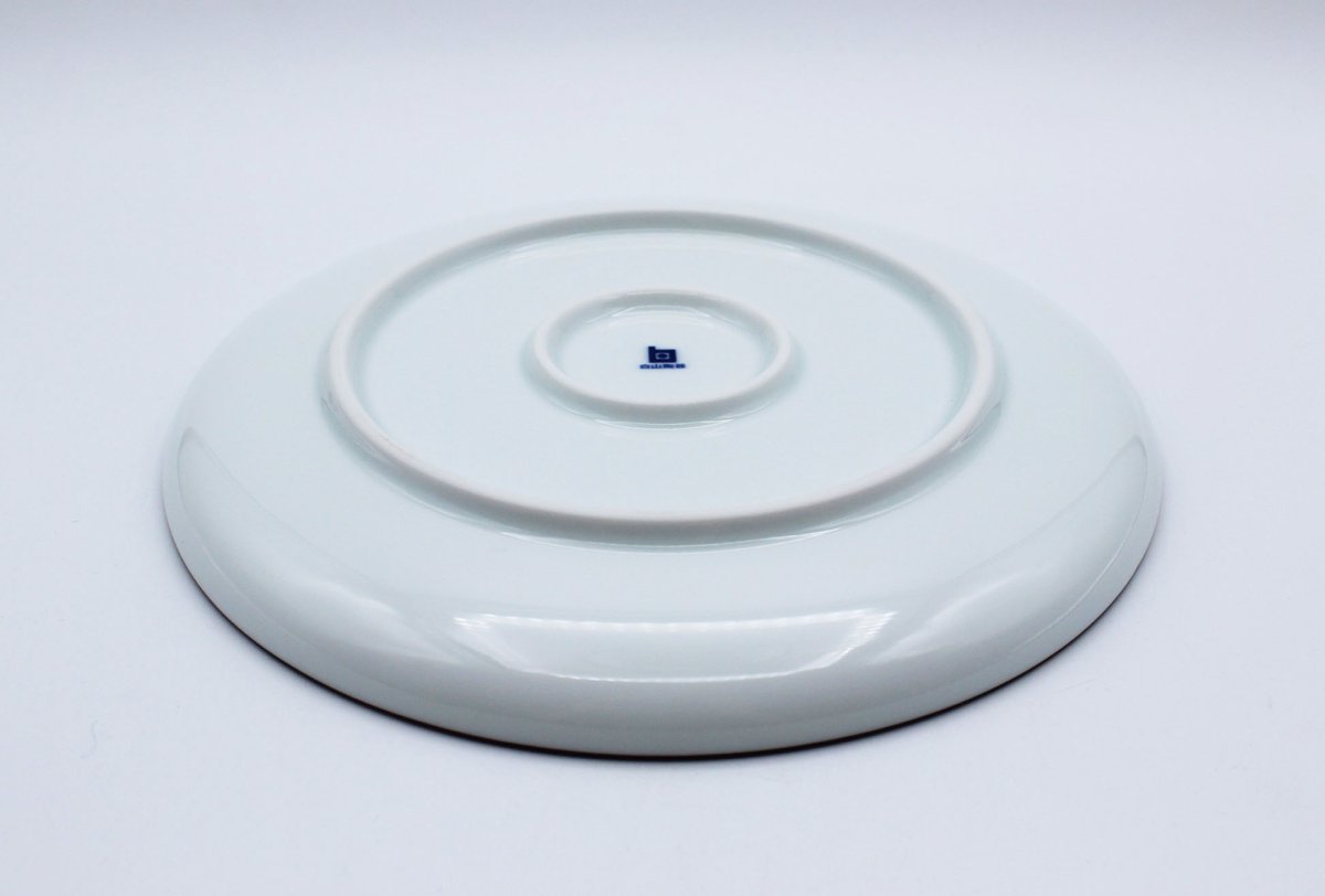 画像7: 白山陶器　 白磁千段平皿6号 (7)