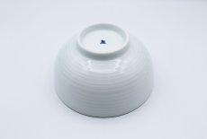 画像5: 白山陶器　 白磁千段 5寸深めん丼 (5)