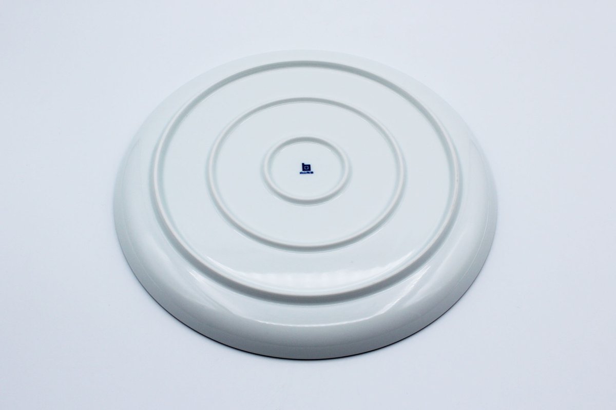 画像5: 白山陶器　 白磁千段 平皿8号 (5)