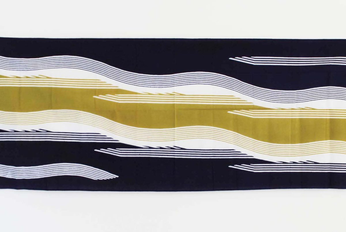 画像2: cocca  てぬぐい 波 (2)