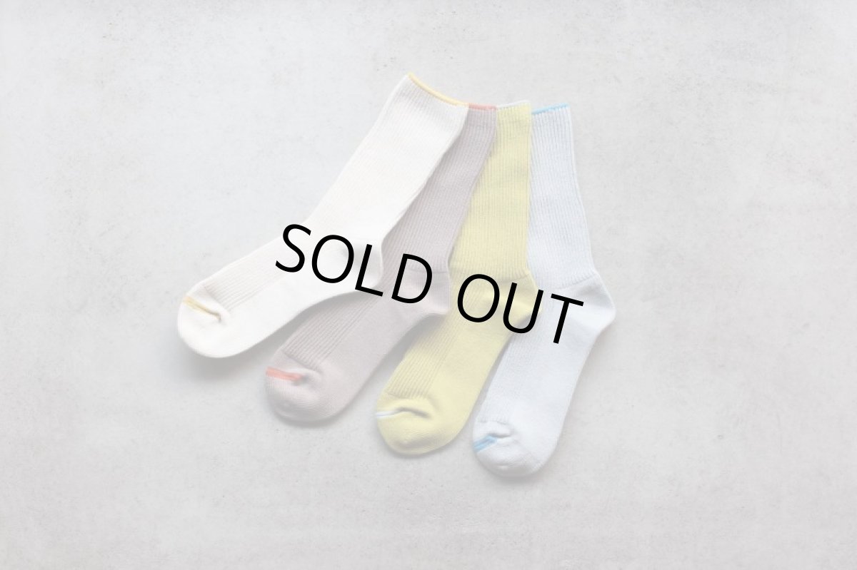 画像1: biollne　 ふんわりリブ編みソックス (1)