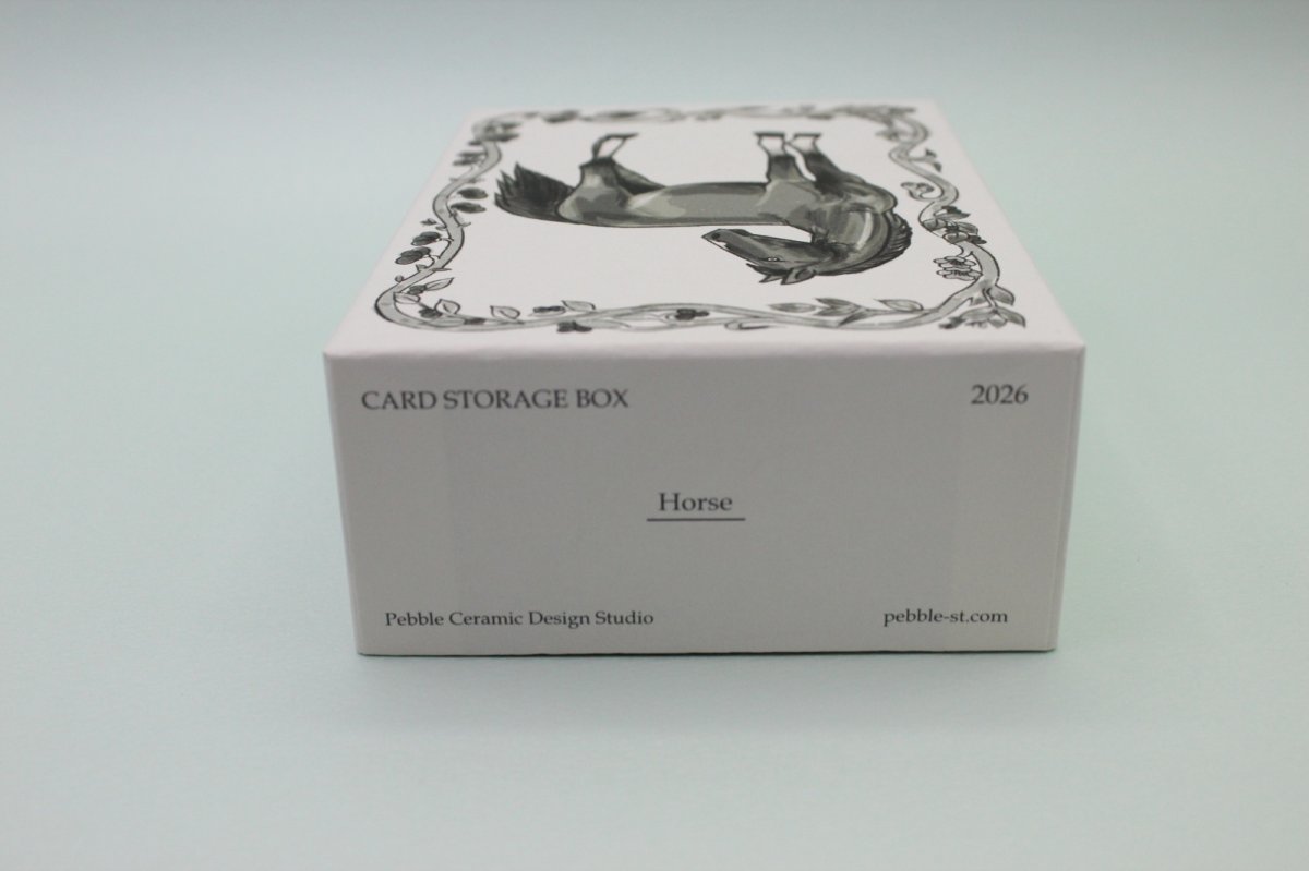 画像3: Pebble Ceramic Design Studio　カードボックス　2026ウマ (3)